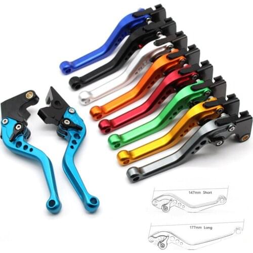 Short/Long Brake Clutch Levers For SUZUKI GSXR1000 GSX-R 1000 2007-2008 Motorcycle Accessories Adjustable CNC