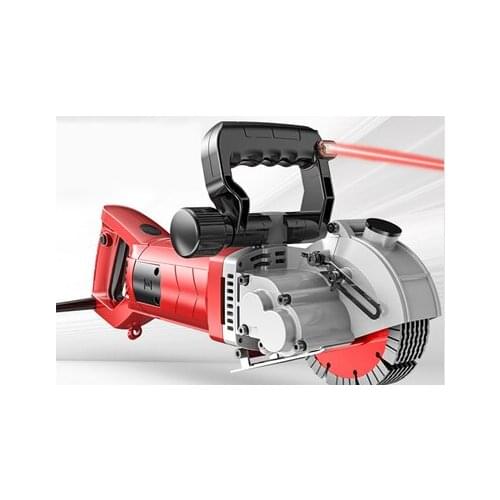 Electric Brick Wall Groove Cutting Machine 220V 4200-6000W Steel Concrete Cutter Slotting Machine DIY Home Decoration Grooving T