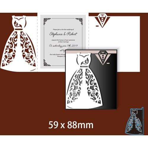 Metal Cutting Dies WEDDING new for decoration card DIY Scrapbooking stencil Paper Craft Album template Die