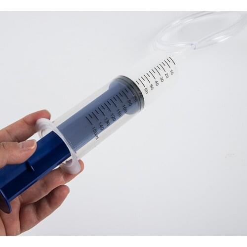 Reusable Plastic Syringe Bubble Syringe Oil Syringe Fluid Brake Fluid Hose 150cm