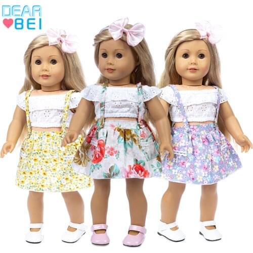 Fashion lovely 2020 suit Clothes Fit American Girl Doll 18 Inch Doll Clothes And Accessories Dresses (Shoes are not included)