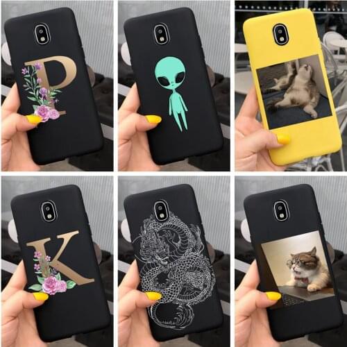 Soft Cover For Samsung Galaxy J3 2017 Case Letters TPU Silicon Back Coque For Samsung J3 J5 J7 J7Pro J5Pro J3Pro 2017 Phone Case