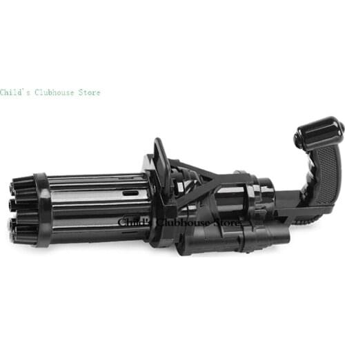 New Summer Unisex Gatling Bubble Gun Automatic Multi Hole Super Large Bubble Electric Bubble Blower Outdoor Toy