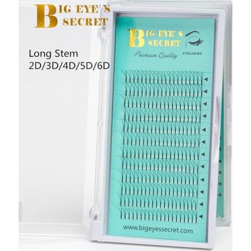 Big eyes secret Volume Eyelashes Extension Pre Made Faux Mink Cilios Soft Individual Eye lash Extensions Free Shipping