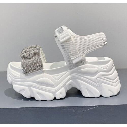 Women Sport Platform Sandals Wedge High Heels Women Sandals Outdoor Chunky Platform Shoes Woman Beach Summer Shoes 2021 New