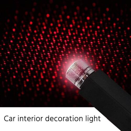LED Car USB Atmosphere Light Car Roof Star Starry Night Lights Projector Decorative Lamp Interior Ambient Atmosphere Lighting