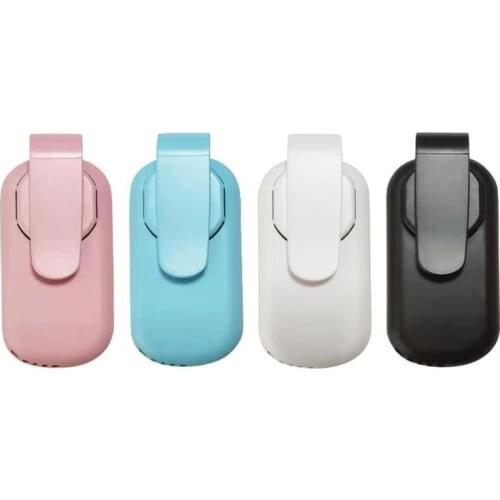 USB Mini Portable Mask Clip Fan Personal Breathe Cooler Wearable Air Purifier Air Face Fan Electric Air Conditioning Cooling Fan