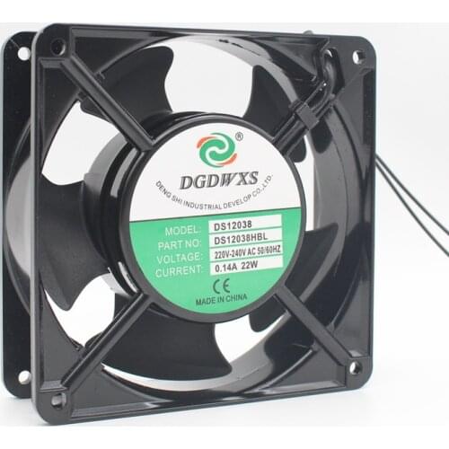 Fan DS12038 Axial Fan DS12038HSL/HBL Silent Cooling Industrial Fan