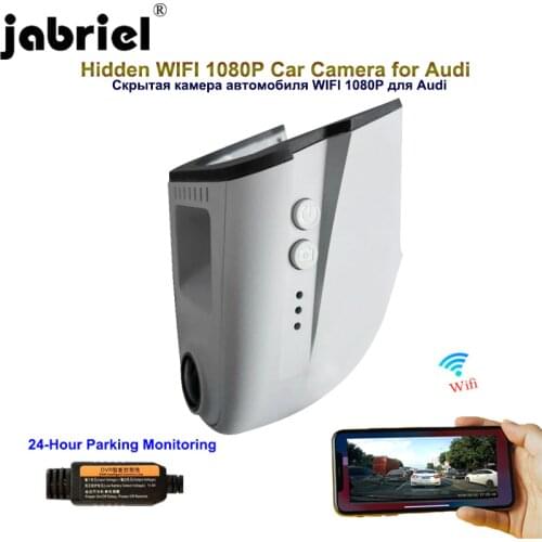 Jabriel Hidden 1080P Car Camera dash cam 24 Hour Recorder for audi a4 b6 b7 b8 a6 c5 c6 c7 q3 q5 q7 a5 a7 a8 with light sensor