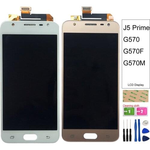 For Samsung J5 Prime G570 G570F G570M LCD Display Touch Screen Digitizer Sensor Panel Repair Parts Good Quality 100% Tested