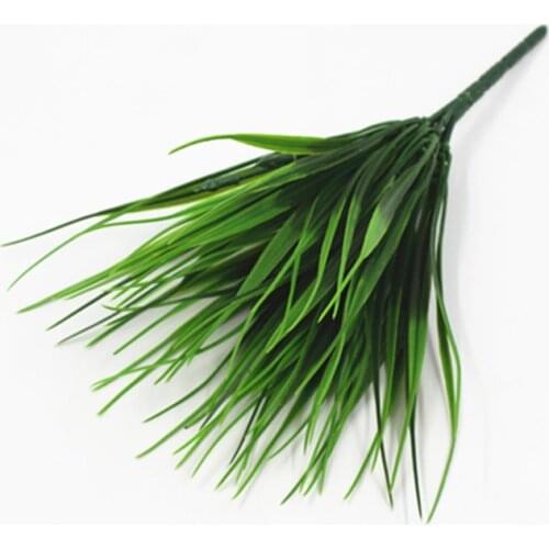 1 Piece Green Grass Artificial Plants Plastic Flowers Household Wedding Spring Summer Living Room Decor