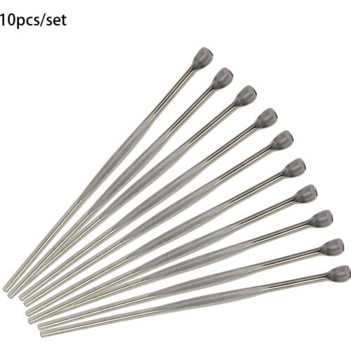 10Pcs Stainless Steel Earpick Wax Curette Remover Ears Cleaner Care Tool Ear Wax Pickers Set