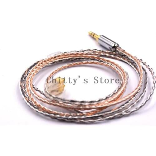 8 share single crystal copper wire se535 ue900 mmcx