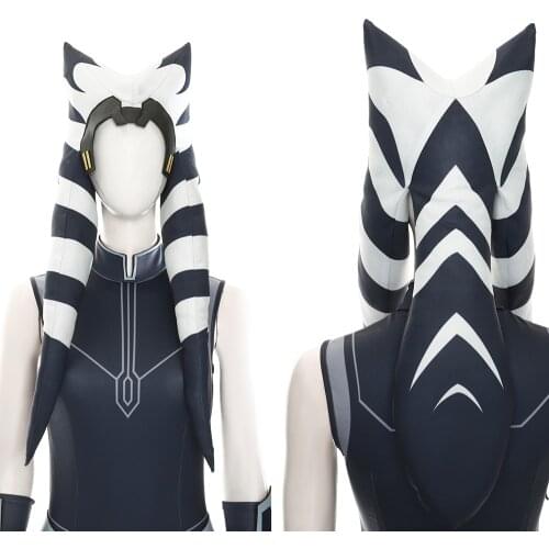 Ahsoka Tano Cosplay Costume Halloween The Clone Wars Superhero Woman Outfit Fancy Party Suit For Adult