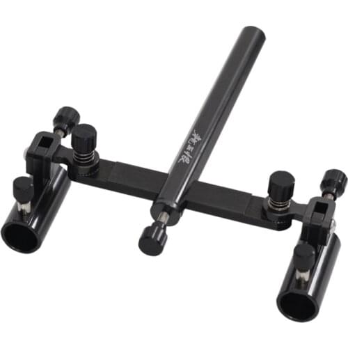 TT Dragon King Hate Double Rod Holder Bracket Fishing Box Fishing Rod Fixer Fishing Chair Bracket Turret Rack Seat Accessories