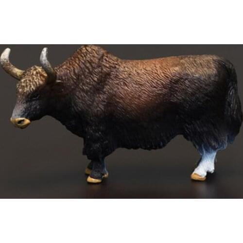 Wildlife Wild animals yak Tibetan cattle wool OX cattle boat on the plateau park handicraft articles decoration air home crafts
