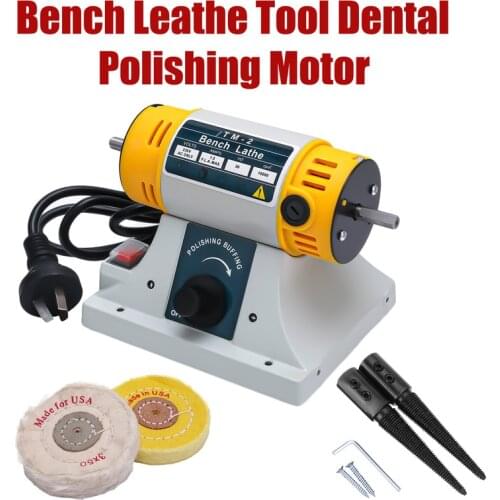 350W Electric Grinder Polishing Machine Set Adjustable Speed Polisher Sanding Jewelry Dental Motor Grinding Machine Sanding Tool