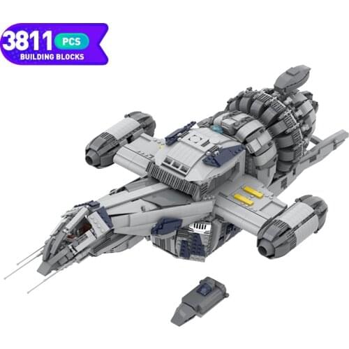 MOC Serenitying Spaceship Fireflying Classic Movie Building Block Assembly Model Modular Military Weapon Childrens Toys Gift