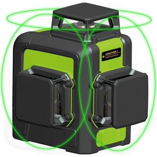 SNDWAY Laser Green Levels Laser Level 360 Degree Laser Level 3D Rotary Self Leveling Vertical Horizontal 12 lines Laser Leveler