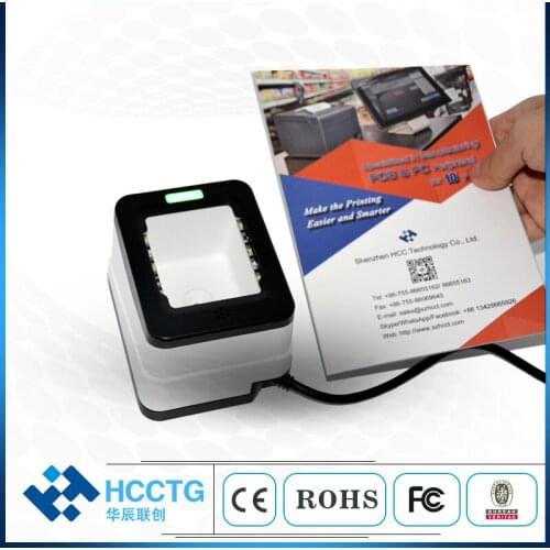 Desktop Payment POS Mobile QR Code 2D Flatbed Box Scanner HS-2001B
