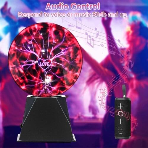 Novelty Lighting Magic Plasma Ball Lamp Touch Sensitive Electrostatic Induction LED Night Decorative Light For Household
