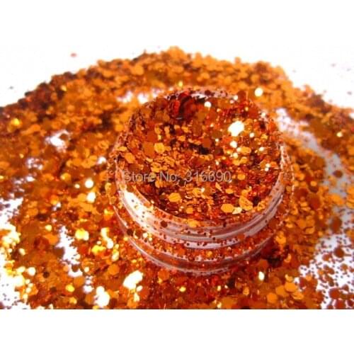Orichalceous Solvent Resistant Glitter for Nail Polish and Nail Art Frankening Supplies