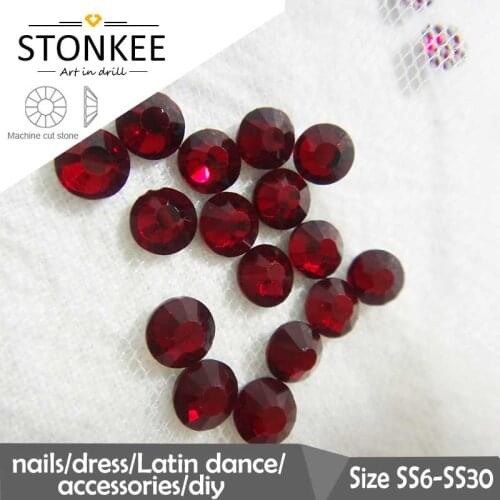 Flat Beads HotFix crystal and colors Rhinestone iron-on SS6 SS10 SS10 SS20 SS30 for Wedding Dress Bags Hat DIY