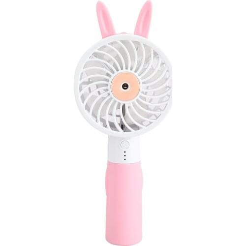 IHoven Portable Mini Fan USB Rechargeable Handheld Spray Fan Air Cooler Cooling Fan for Travel Outdoor Home
