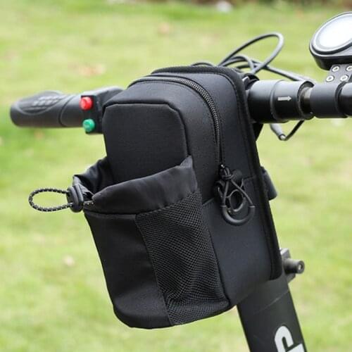 Portable Bicycle Insulated Water Bottle Container Bike Handlebar Stem Drawstring Kettle Bag Cycling Carrier Pouch Bag Equipment