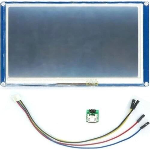 Nextion 7.0 inch HMI TFT LCD Touch Display Module USART UART Serial Resistive Touch Screen for Raspberry Pi 3 A+B+ Arduino Kits