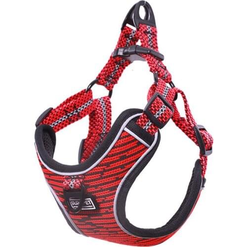 Dog Harness No Pull Reflective Comfortable Harness with Handle Fully Adjustable Pet Leash Vest for Small Medium Large Dog Breed