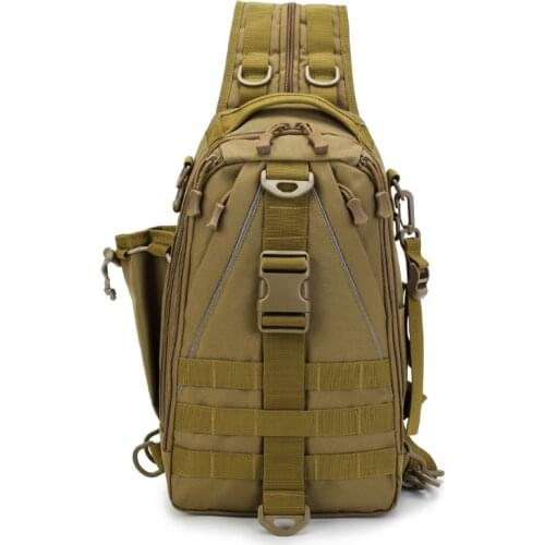 Tactical Camping Bag Multifunctional One Shoulder Bag Outdoor Camo Hiking Backpack Travel Motion Chest Bag Tactical Backpack