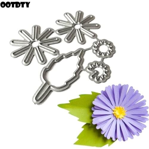 Leaf Flower Metal Cutting Dies Stencil Scrapbooking DIY Album Stamp Paper Cards Embossing Decor Craft Art New Dies for 2020