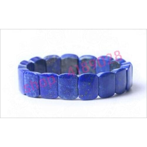 Natural Afghan King lapis lazuli single circle hand row, natural material jewelry
