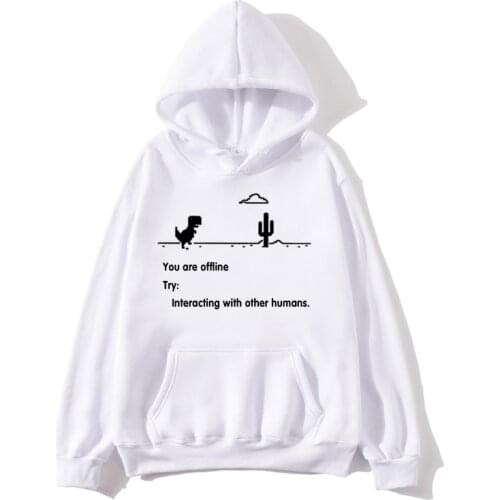 Cartoon Dinosaur Letter Print Hoodies Women Hooded Oversize Pullovers Harajuku Warm Kawaii Female Loose Streetwear Sweatshirts