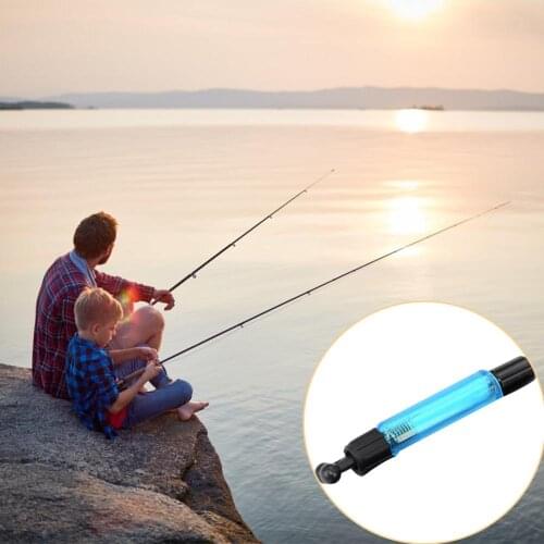1pcs 33cm Alarm Alert Strike Bite 2 Size In 1 Fishing Rod Tip Clip Small HOT Night Mini Rods LED Automatic Induction Fishing