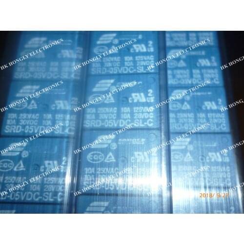 10PCS SRD-05VDC-SL-C SRD-12VDC-SL-C DIP5 RELAY NEW