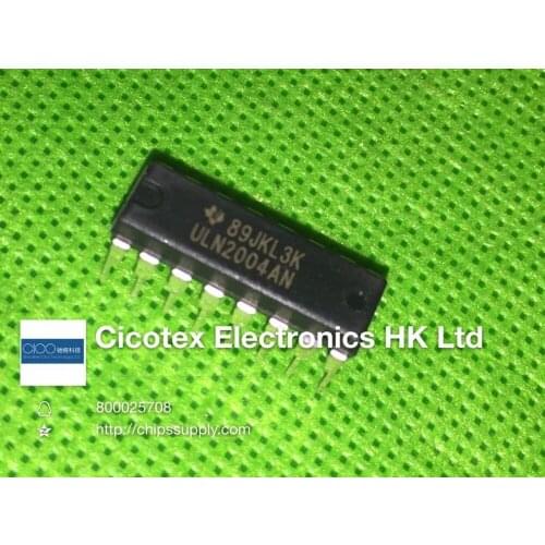 10pcs/lot ULN2004AN DIP16 IC PWR RELAY 7NPN 1:1 16DIP