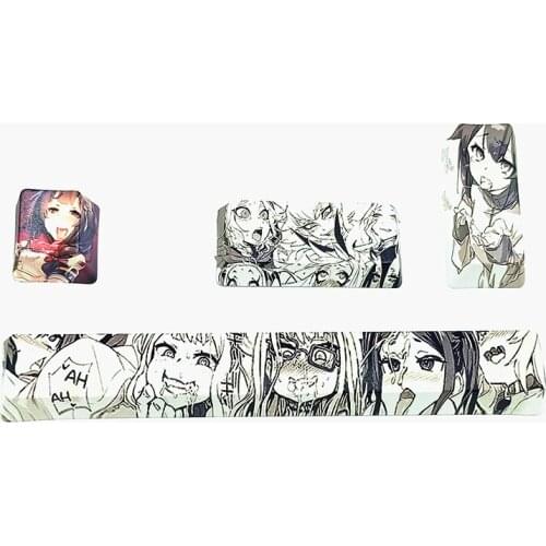 Anime Role Design ESC Enter Space Bar Keycaps For Cherry Mx Gateron Kailh Box TTC Switch Mechanical Keyboard OEM Profile Key Cap