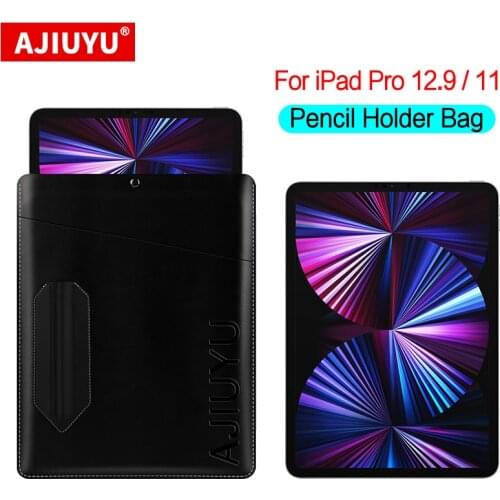 Business Tablet Bag For iPad Pro 12.9 11 2021 iPad Air 4 10.9 2020 Pencil Holder Case Sleeve Protective Cover Pouch Case Handbag