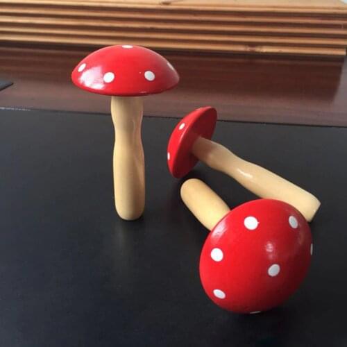 Wooden DIY Darning Small Mushroom Machine Repair Poke Needle Darner Patch Clothes Trousers Socks Sewing Thread Tool Accessories