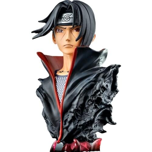 Naruto Figure Uchiha Itachi Anime Model Gift Anime Character Half-length Photo High Quality Dolls Collectibles Childrens Toys