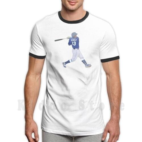 Salvador Pérez T Shirt Diy Big Size 100% Cotton Salvador Pérez El Salvador Pérez Perez Venezuela Salvy El Ni ? O Kc Kansas