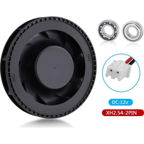 Gdstime 100x25mm 10025 DC 12V Air cooer Blower Centrifugal fan 100mm*25mm 10cm Ball Bearing motor Car Air Purifier Cooling Fan