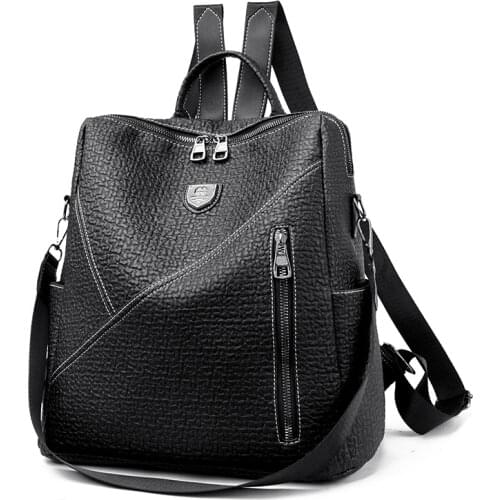 GZCZ Women's Black Backpacks
