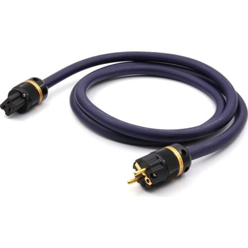 HI-End OFC HIFI Power Cord Cable With Viborg VE501G/VF520G Pure copper Connector