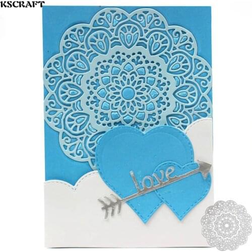 KSCRAFT Flourish Doily Cover Up Cutting Dies Stencils for DIY Scrapbooking/photo album Decorative Embossing DIY Paper Cards