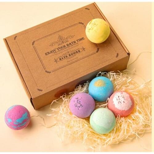 12pcs Bath Salt Ball Set Body Essential Oil Bath Ball Natural Bubble Bath Bombs Ball Bathing Tools Gift For Girlfriend