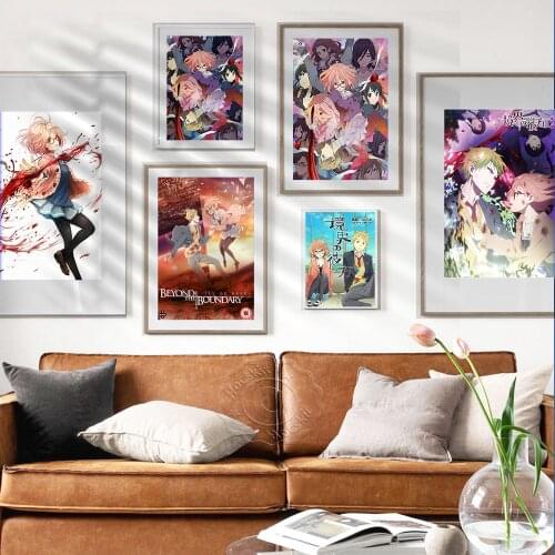 Anime Beyond The Boundary poster, Wall Stickers, Beyond The Boundary Wall Decor, Anime Poster, Wall Picture, Kids Room