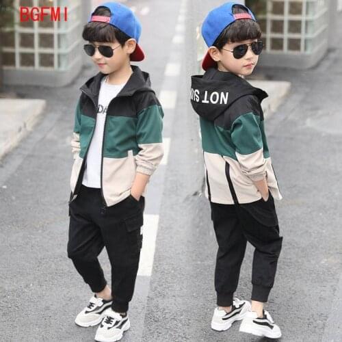 Spring Autumn Boys Clothing Set Kids Clothes Set 6 8 10 12 Years Boys Sports Suit Fashion Tops+pants Children Clothing